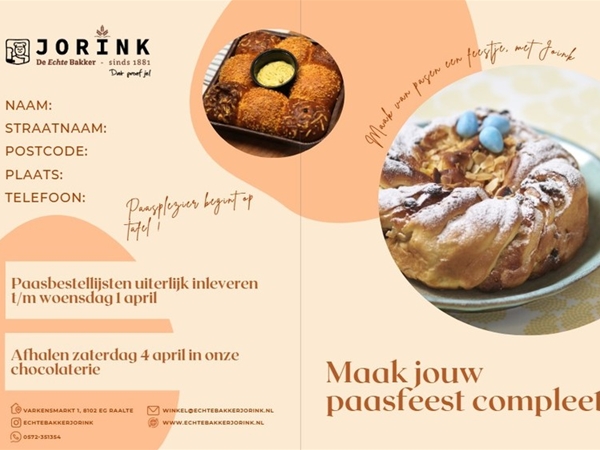 PASEN (4/4 afhalen chocolaterie)